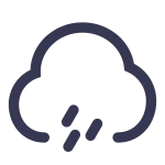 Cloud Drizzle SVG Icon